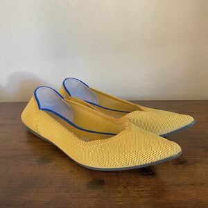 Size 7 / Women's Yellow Rothy's Flats